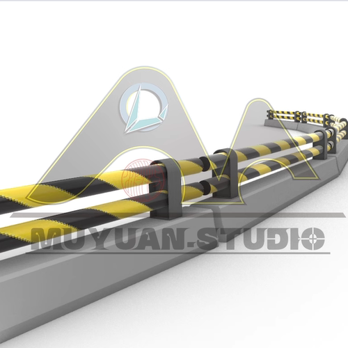 犀牛grasshopper  参数化道路中央隔离墩生成插件，牧渊工作室