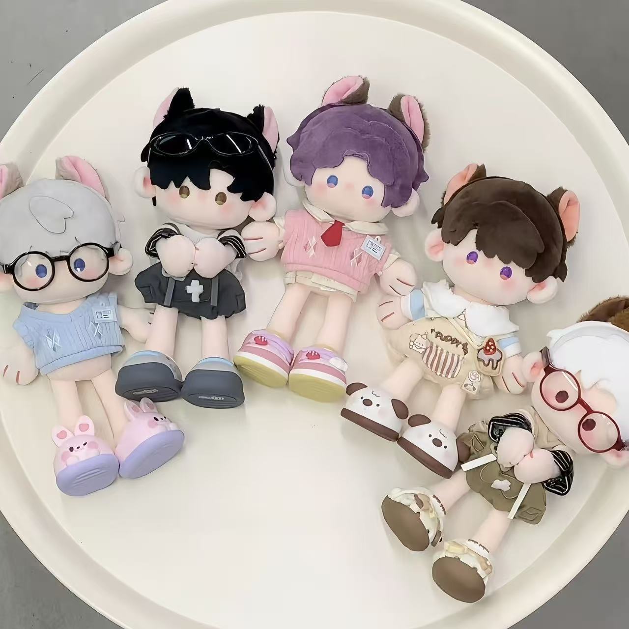 恋与深空同人15cm捶锤体棉花娃娃祁煜黎深沈星回秦彻夏以昼包邮