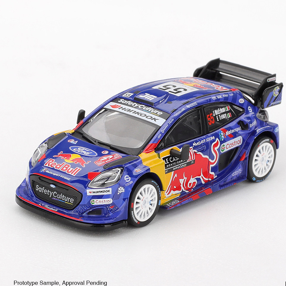 MINI GT 1:64 #1176 福特 Puma Rally 1 25年蒙特卡洛#55汽车模型