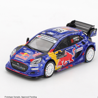 MINI GT 1:64 #1176 福特 Puma Rally 1 25年蒙特卡洛#55汽车模型