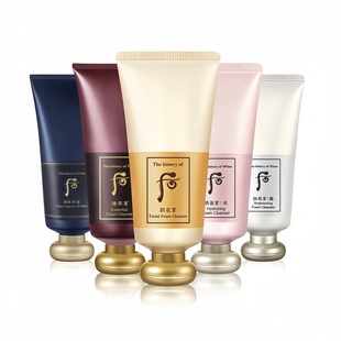 whoo后的洗面奶拱辰享水妍雪媄白津率享君男士洁面乳后拱享辰水研