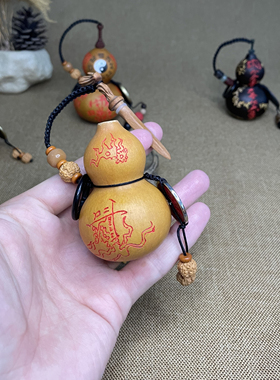 养剑葫芦手把件文玩小葫芦配件盘玩手捻挂件抖音同款diy养剑