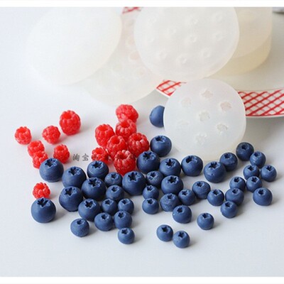 硅胶模仿真蓝莓盆覆子巧克力蜡烛