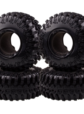 2.2寸攀爬岩石带海绵内胆轮胎皮SCX10 AX10幽灵Wraith4个125X55mm