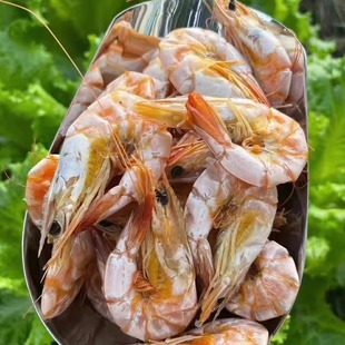 汕尾自晒本港野生大白翅虾干淡干零添加即食高钙虾干