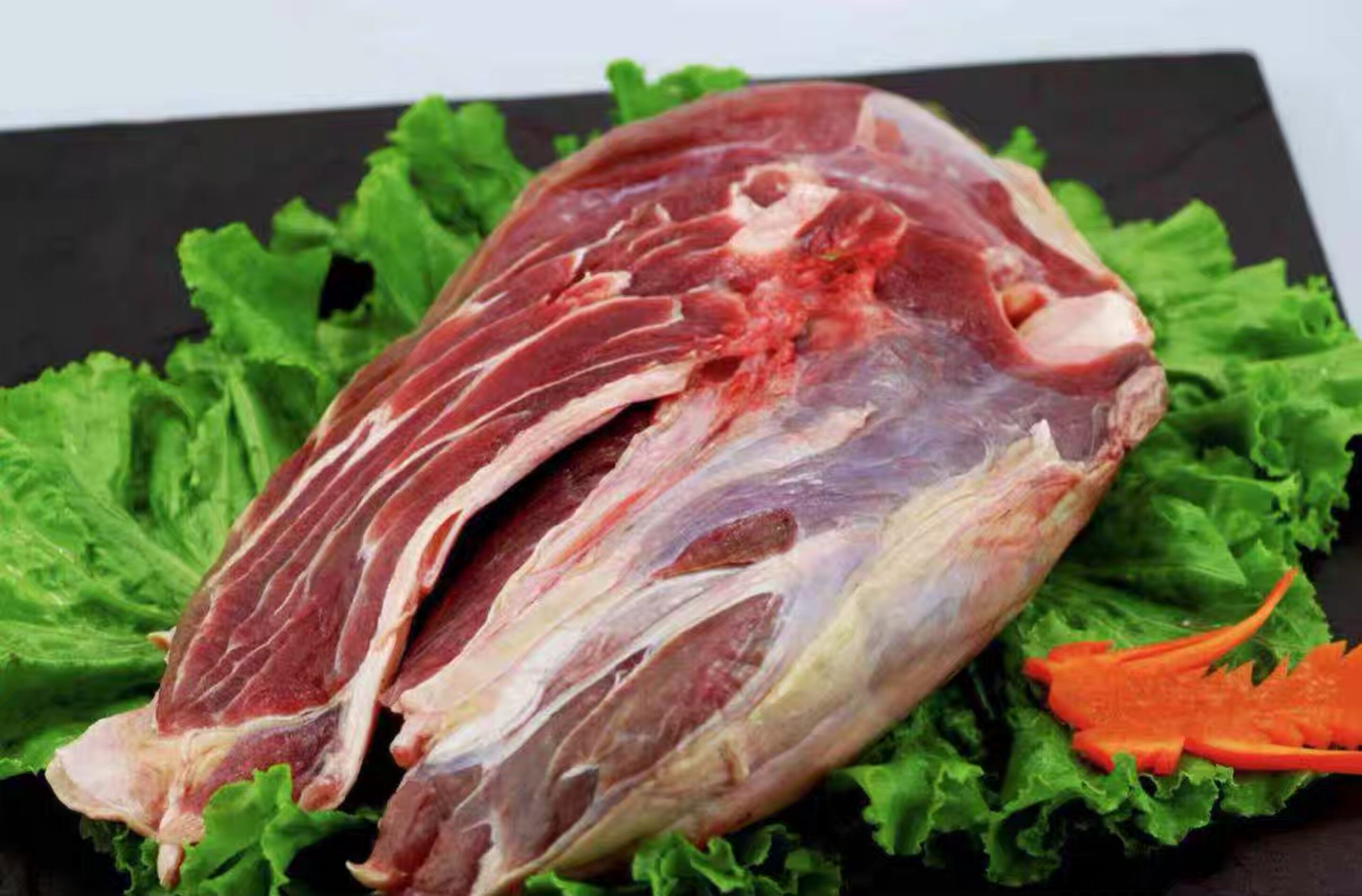 川西高原正宗新鲜牦牛肉阿坝西藏腱子肉金钱腱子肉4至5斤包邮