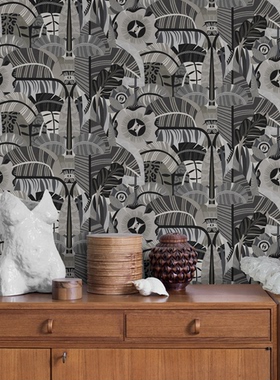 瑞典原装进口borastapeter墙纸现代北欧自然植物动物客厅卧室壁纸