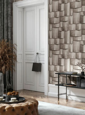 德国原装进口玛堡墙纸Timber现代简约3D几何图案沙发背景墙35375