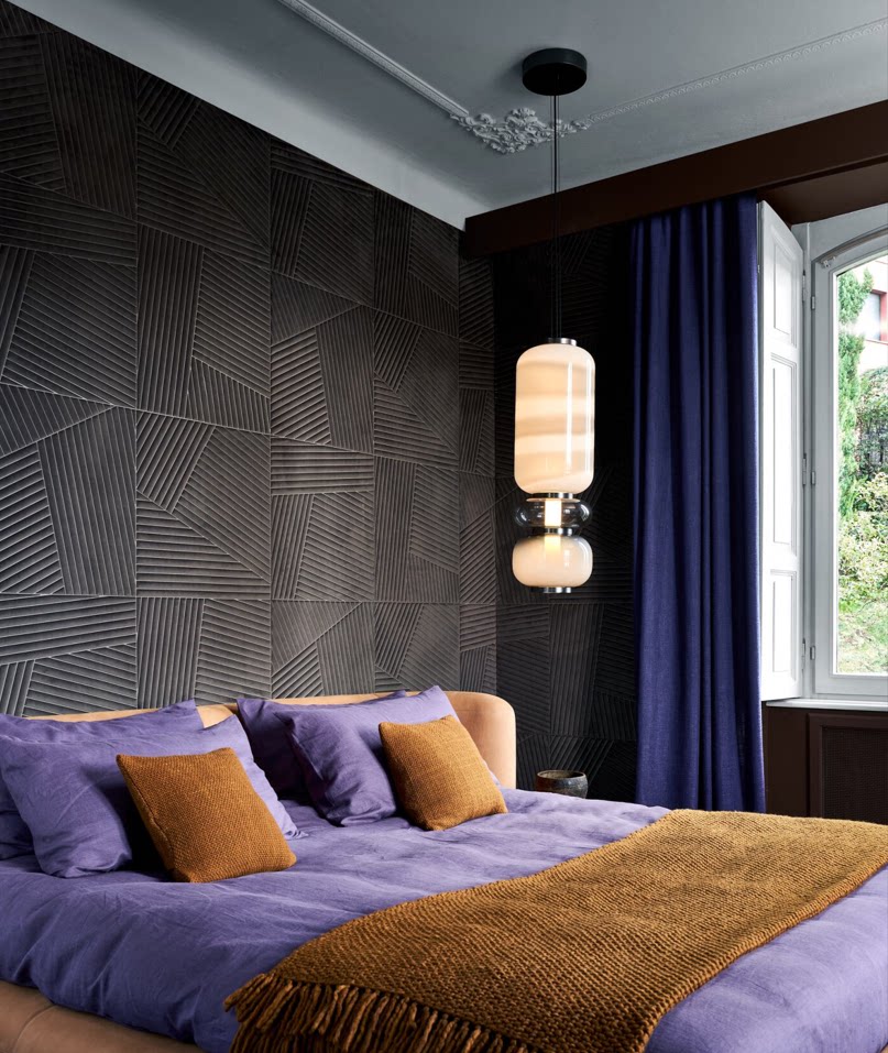 比利时原装进口arte墙纸shibumi轻奢简约天鹅绒面卧室背景墙72530