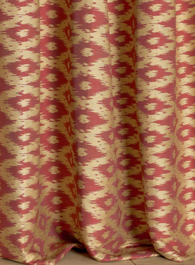 Pierre Frey法国原装进口面料MAJORCA菱形图案轻奢客厅卧室窗帘布