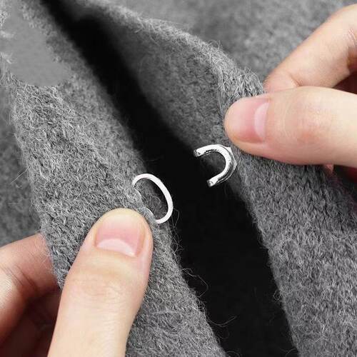 大衣挂钩扣金属领钩风纪扣貂皮皮草搭扣配件隐形钩扣衣服挂钩配件