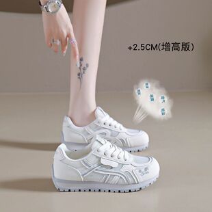 女鞋初三高中学生中考体育考试跑步跳绳专用鞋女超轻阿甘运动鞋秋