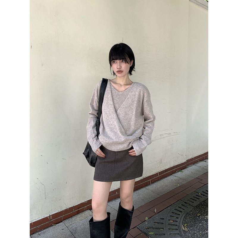 MMC针织衫女装秋季新款韩系宽松