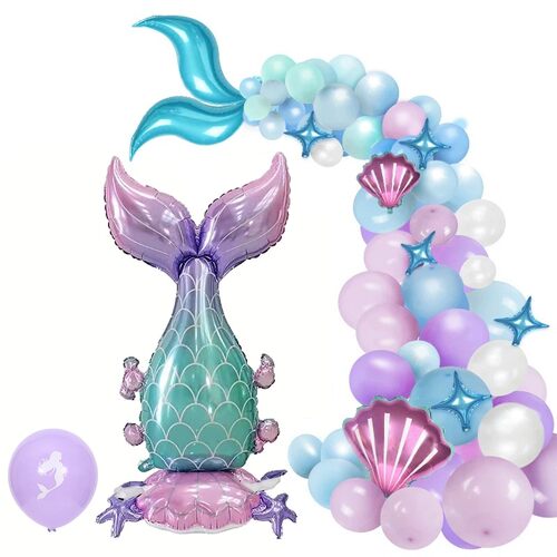 美人鱼海洋卡通铝膜气球