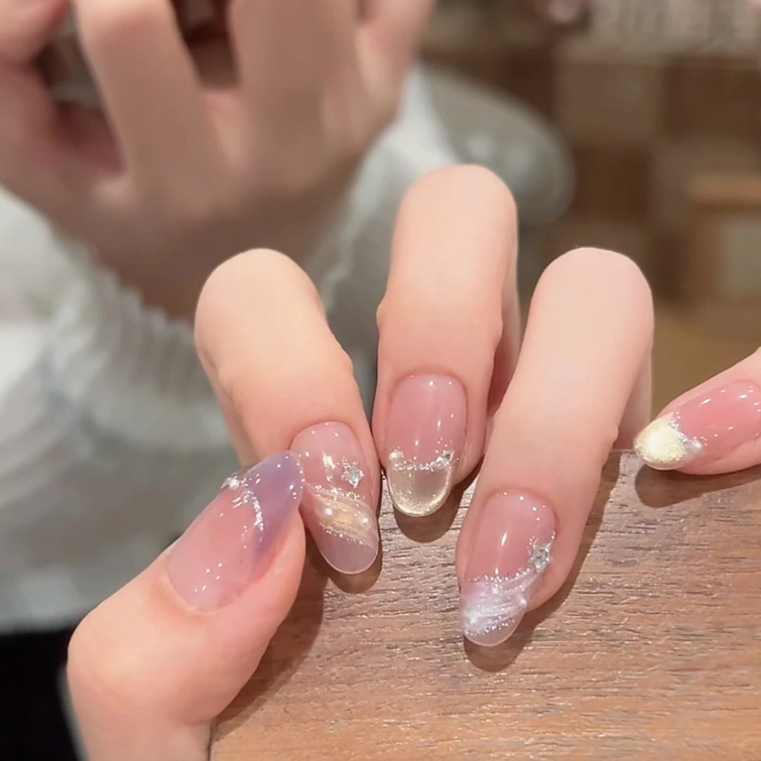 星河碎梦穿戴甲显白猫眼高级感