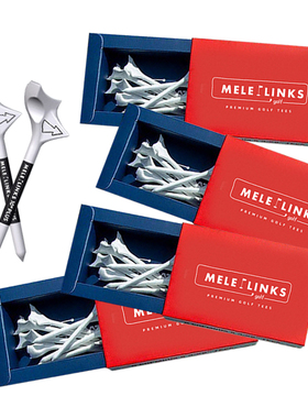 高尔夫球钉MELELINKS球TEE 10度斜插T发球托耐用83mm增加距离速度