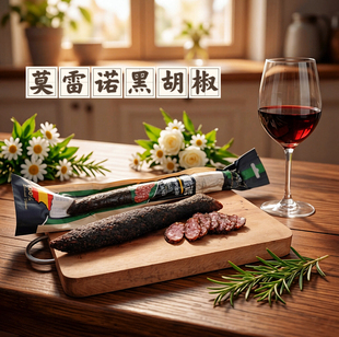 西班牙风味黑胡椒萨拉米风干香肠发酵黑猪肉莫雷诺自然风干雨润