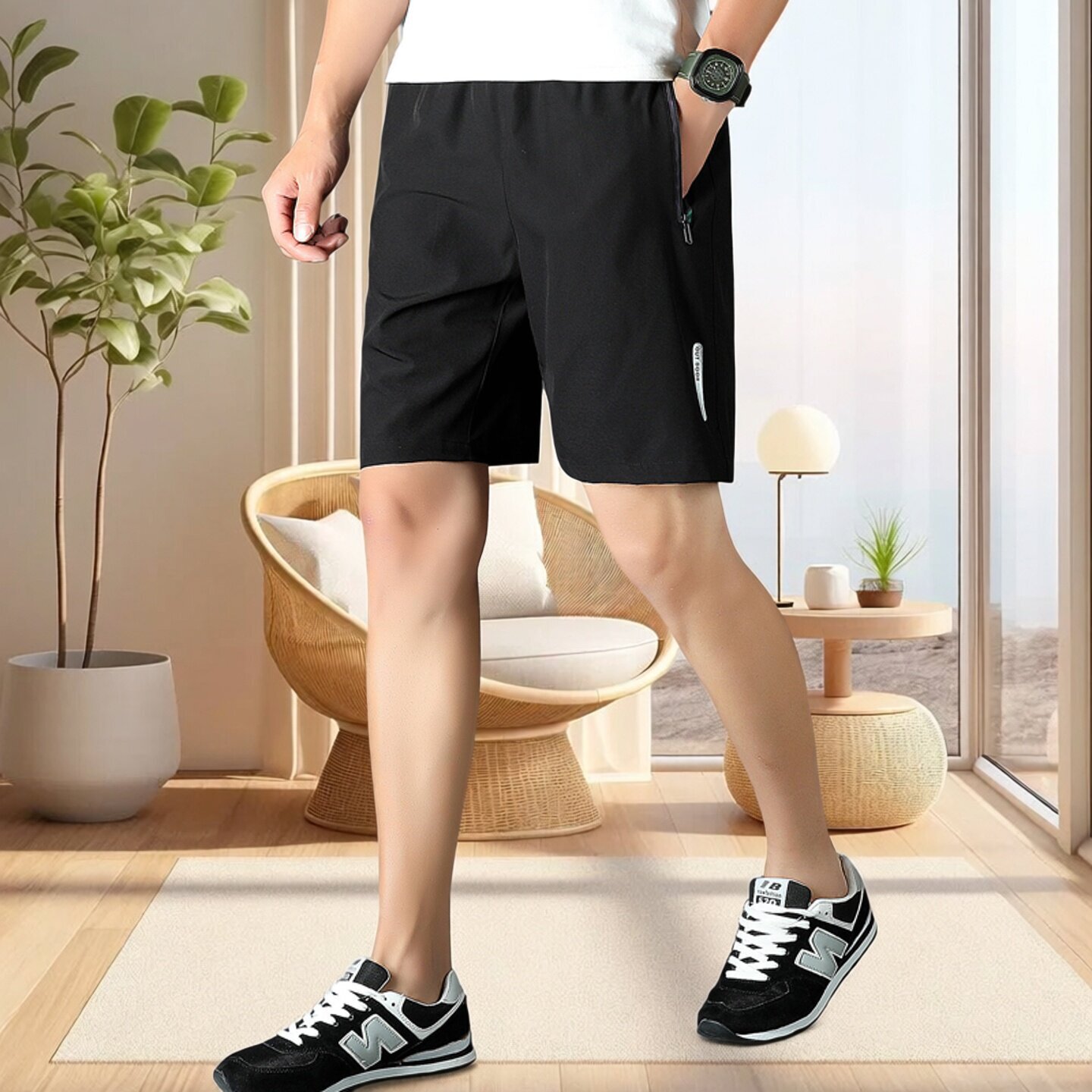 户外速干短裤男女夏季徒步运动图片