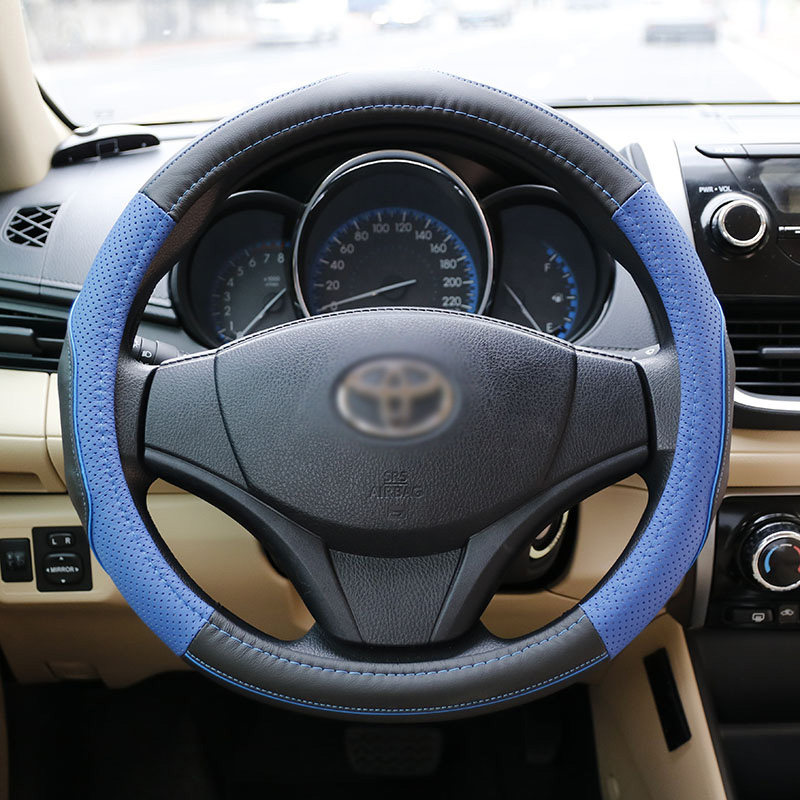 方向盘套适用于新款丰田铂睿3X方向盘套真皮质方向盘套四季专用