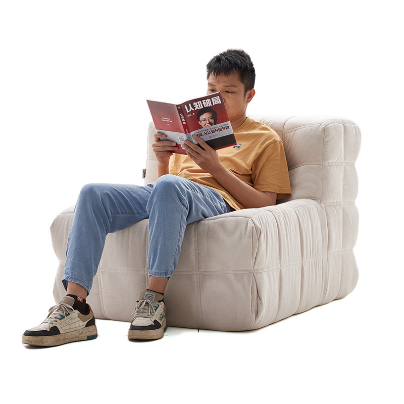 靠背休闲民宿家用复古酒店豆腐块