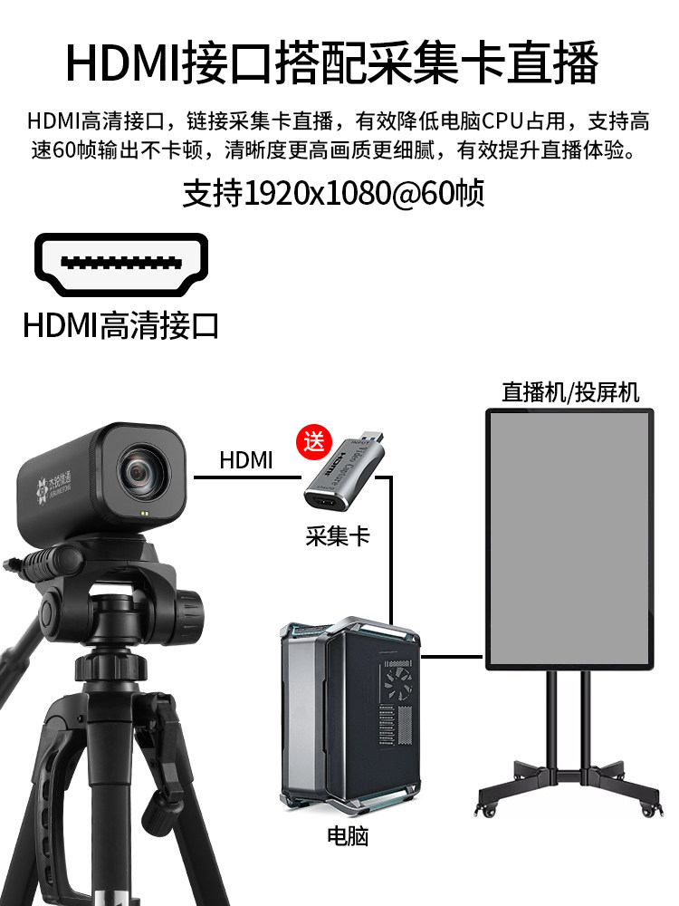 4K DOUYIN 라이브 카메라 HD 컴퓨터 배달 장비 사진 원격 제어 녹색 화면 TAOBAO 뷰티 앵커 Q70