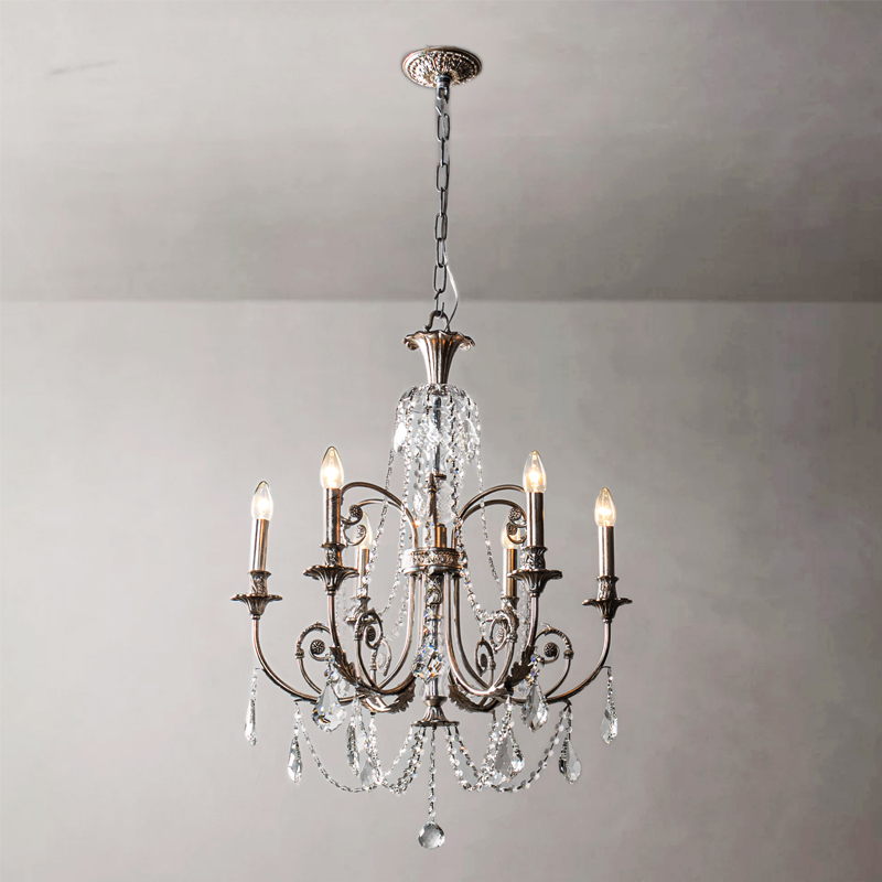 客厅法式复古水晶吊灯物美价廉