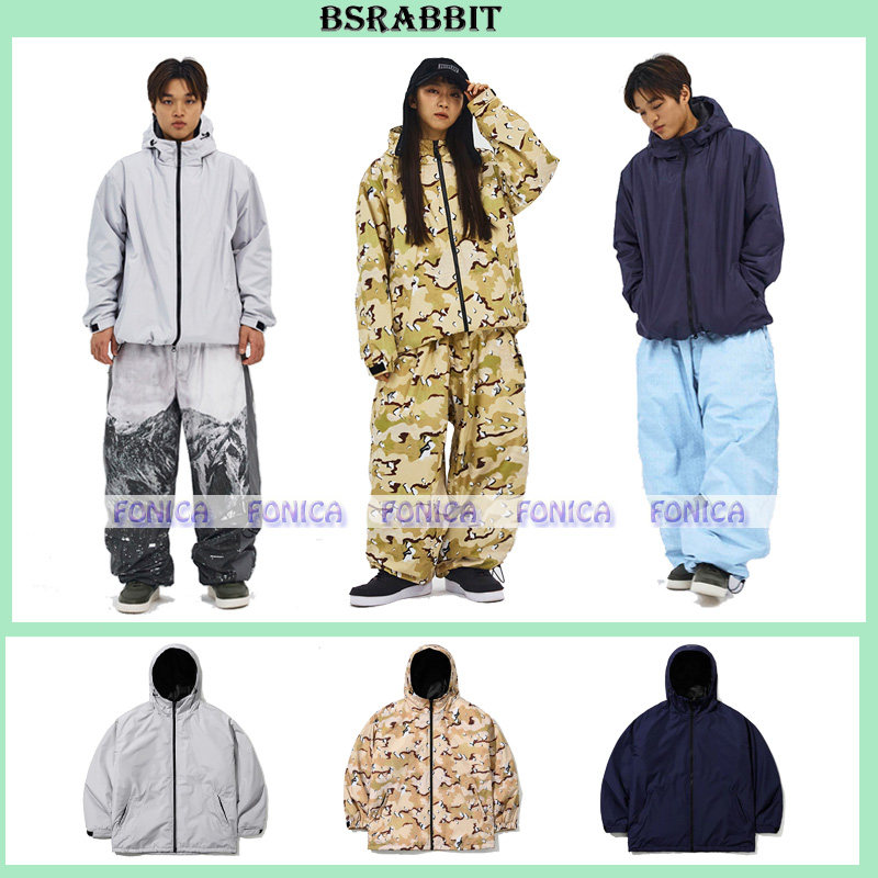 BSRABBIT滑雪服单板防水连帽开衫图片