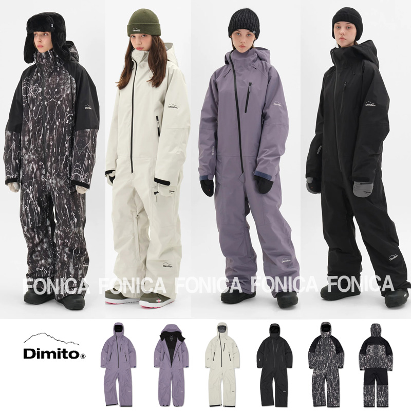 DIMITO滑雪服防水单板连体耐磨