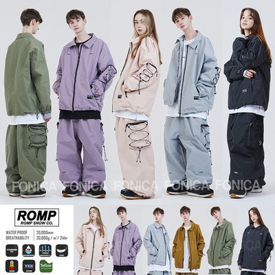 ROMP韩国滑雪服衣男女款单板防水