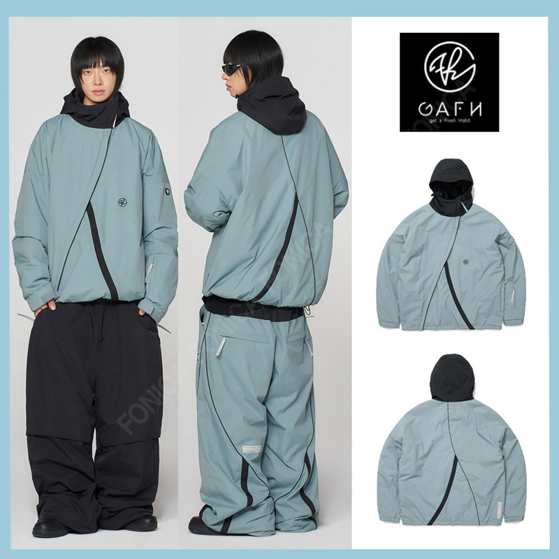 GAFH韩国滑雪服防水单板加棉单板