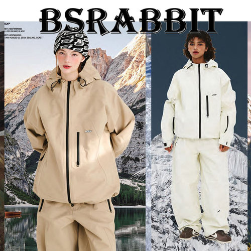 滑雪服BSRABBIT韩国拉链3L