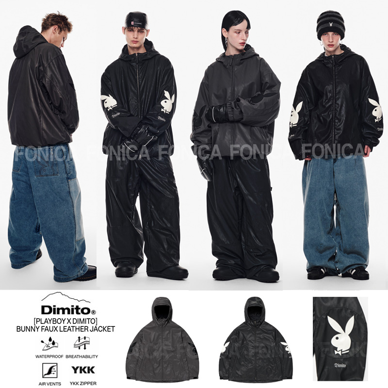 DIMITO韩国滑雪服防水风皮衣单板