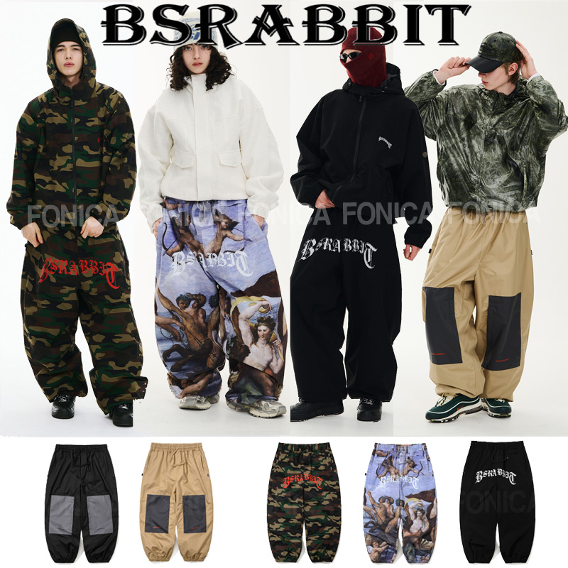 BSRABBIT韩国滑雪裤官方正品防水