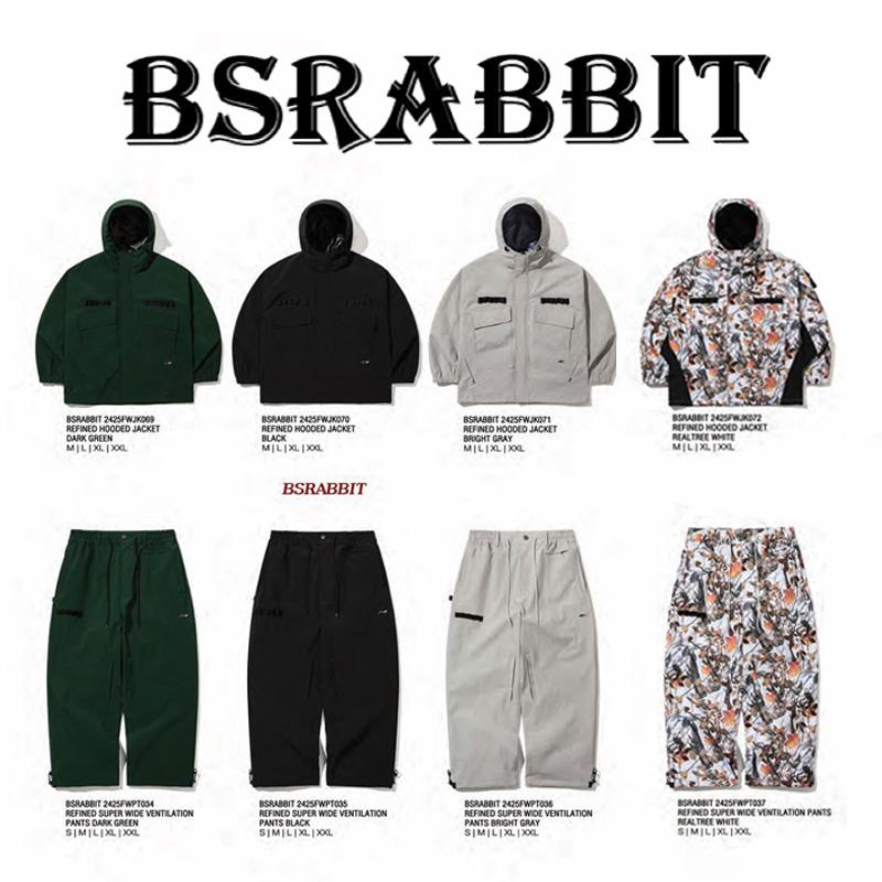 滑雪服滑雪衣BSRABBIT连帽防水