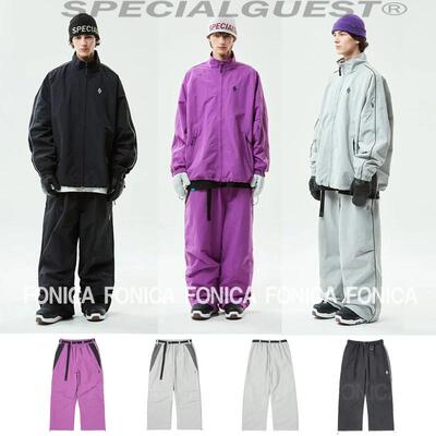 防水滑雪裤SPECIALGUEST宽松肥大