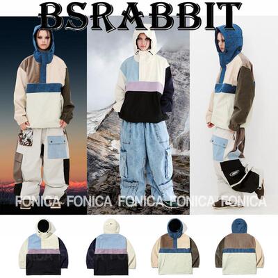 滑雪服BSRABBIT男女款连帽单板