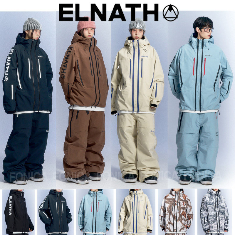 ELNATH滑雪服连帽拉链保暖防水图片