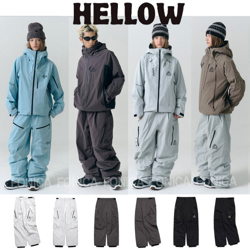 HELLOW韩国滑雪裤防水透气男女款