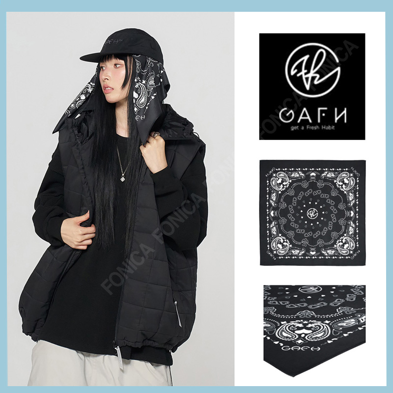 526GAFH围巾围脖嘻哈风格黑色