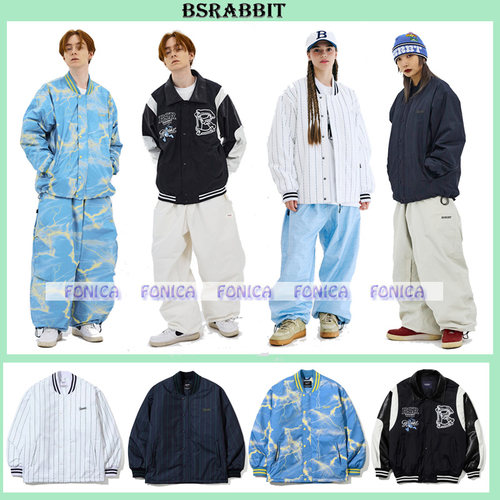 BSRABBIT滑雪服单板防水棒球衣
