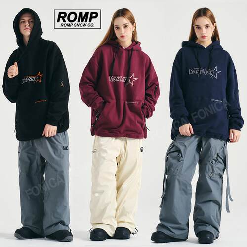 ROMP滑雪卫衣连帽单板单板保暖