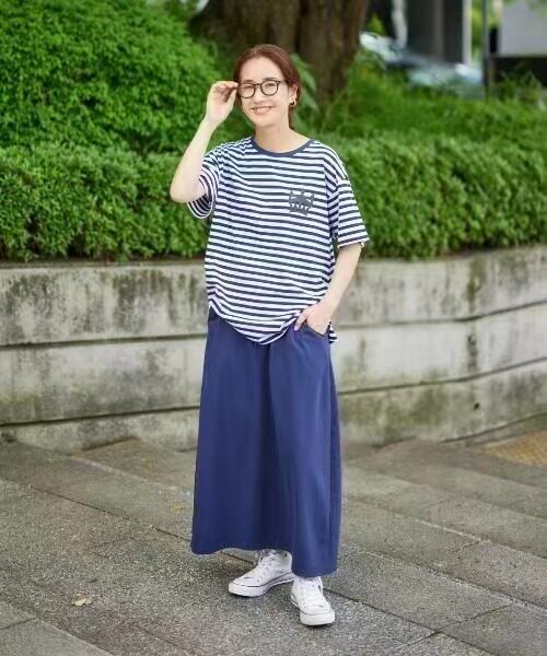 清新甜美_时尚休闲套装外贸女装t恤半身裙rodeo crowns wide bowl