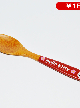 咖啡调羹 巴洛克外贸竹木餐具 日式HLKT儿童喂饭自助竹小调更2支