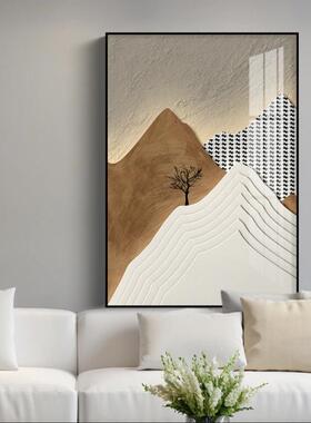 背有靠山现代轻奢高级客厅装饰画沙发背景墙落地高级感画挂画