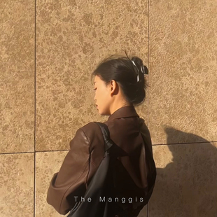 Manggis 邂逅 韩女日常简约质感清冷高级抓得牢鲨鱼夹发夹抓夹