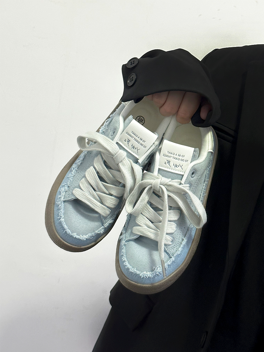 随性流苏厚底板鞋小白鞋夏季韩版