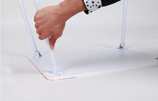 床上笔记本电脑桌腿支架 小桌子支架 加厚烤漆折叠桌腿桌脚