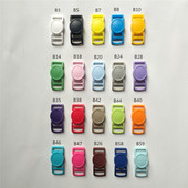 1公分宠物插扣安全扣猫咪扣织带扣搭扣卡扣手链插扣弯形塑料插扣