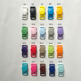 1公分宠物插扣安全扣猫咪扣织带扣搭扣卡扣手链插扣弯形塑料插扣