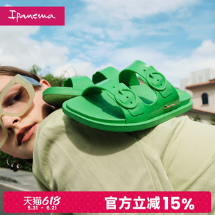 Ipanema依帕随行系列一字拖女款勃肯休闲外穿海边舒适拖鞋26877
